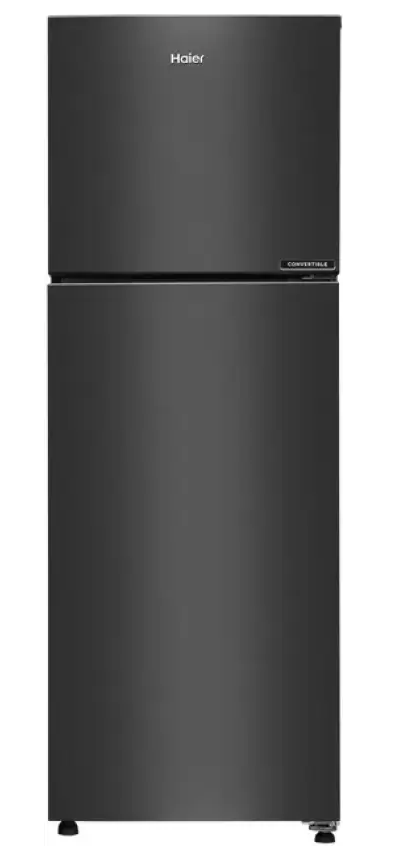 Haier 240 L Frost Free Double Door Top Mount 2 Star Convertible Refrigerator  (GE Black, HRF-2902BGB-P)